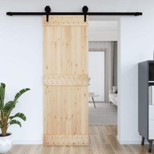 Door NARVIK 80x210 cm Solid Wood Pine