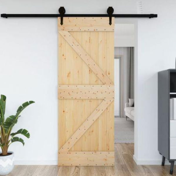 Door NARVIK 85x210 cm Solid Wood Pine