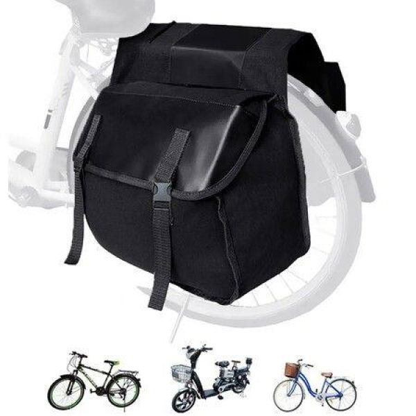 Double Side Track Bicycle Rear Trunk Bag Mountain Road Bicycle Tail Seat Pannier Pack Luggage Compartment Cycling