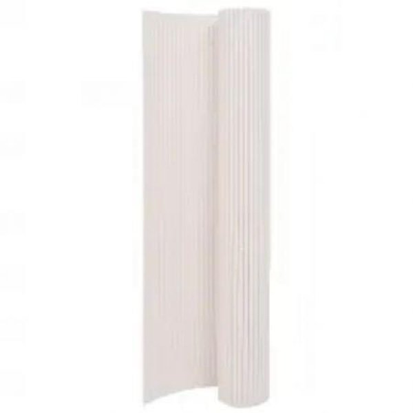 Double-Sided Garden Fence 110x300 Cm White