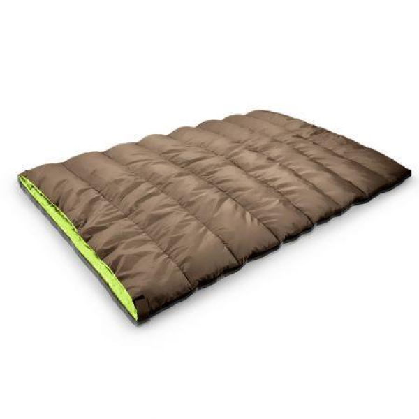 Double Sleeping Bag Bags Outdoor Brown