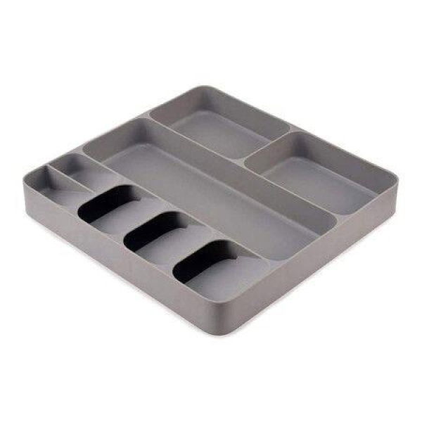 DrawerStore Cutlery Utensil And Gadget Organiser - Grey