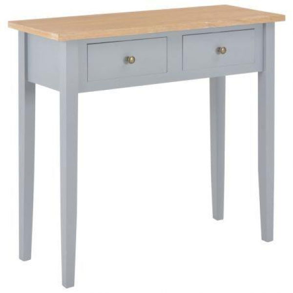 Dressing Console Table Grey 79x30x74 Cm Wood