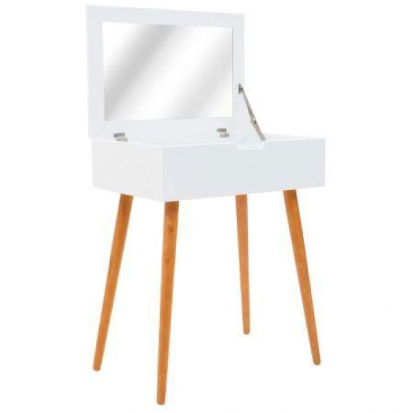 Dressing Table With Mirror MDF 60x40x75 Cm