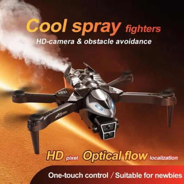 Drone RC 4K Camera Mini Quadcopter With Spray Function Obstacle Avoidance Trajectory Flight Outdoor Play Activity