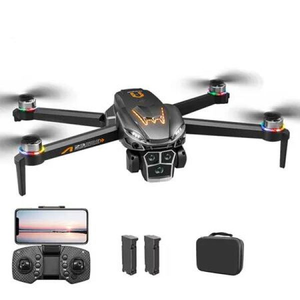 Drone with 6K Camera for Kids Men Women, Brushless Motor, Mini Foldable RC Drones for Beginners with 2 Batteries, Obstacle Avoidance