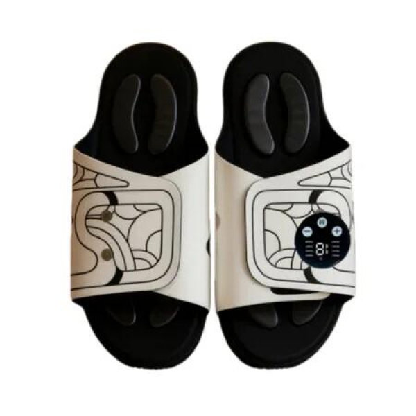 Dual Mode EMS TENS Foot Massage Slippers 8 Modes 19 Intensity Levels Micro Current Pulse Technology Deep Relaxation Soothing Foot Soreness