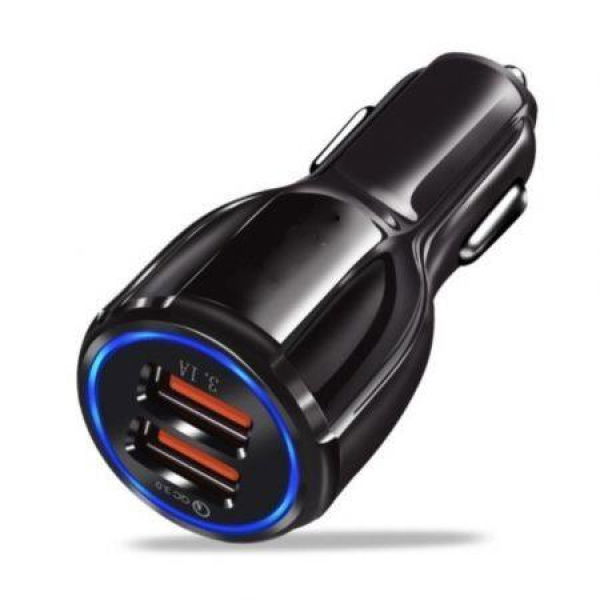 Dual USB Car Charger Quick Charge 3.0 For IPhone/ Samsung /XIAOMI / Huawei