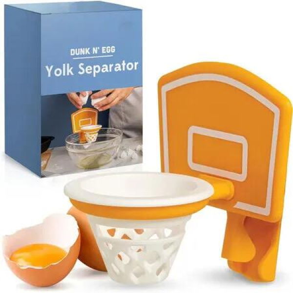 Dunk Egg Yolk Separator, Funny Egg Separator, Basketball Basket Egg Divider, Kitchen Accessories