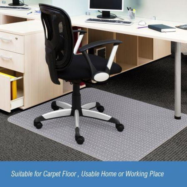 Durable 5Mm Thick High Quality Pvc Clear Office Chair Mat Floor Carpet Rectangle Protector 120X90Cm