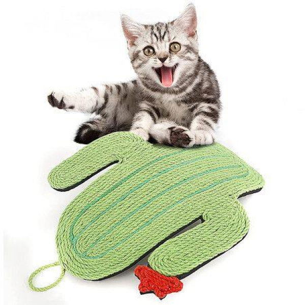 Durable Sisal Floor And Wall Mounted Pad Non-Slip Scratching Mat For Indoor Small Cats