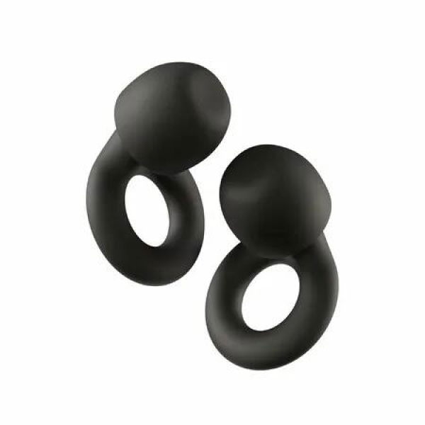 Ear Plugs,Ultra Comfy Reusable Noise Reducing Earplugs,Flexible Hearing Protection,Customizable Fit,24dB (SNR) Noise Reduction Black