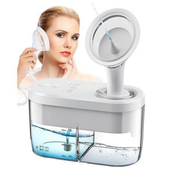 Ear Wax Removal Electric Ear Irrigator Kit With 4 Pressure Modes - Safe And Effective Ear Wax Removal Tool - Ear Rinse Kit (White)