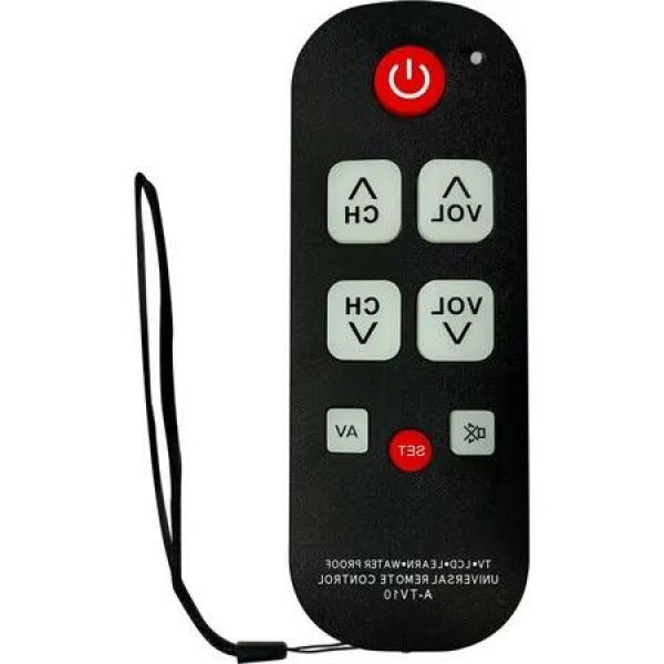 Easy to Use Seniors Universal Big Button TV Remote with Learning Functions for TV & Cable Box Controller,Perfect Gift for the Elderly