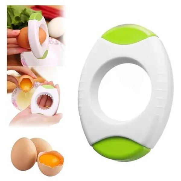 Egg Shell Opener for Hard Boiled Eggs, Egg Peeler Tool Topper Cutter Tool, Kitchen Gadgets for Baking and Cooking, Green