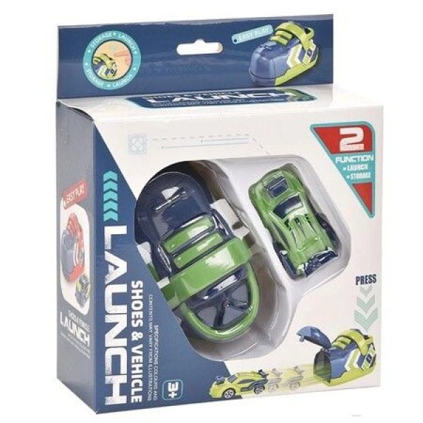 Ejection Running Shoes Childrens Toy Car Ejection Car Set Racing Car Competitive Toy