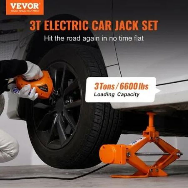 Electric Car Jack Floor Jack 3 Ton Electric Scissor Jack Car Repair Tool