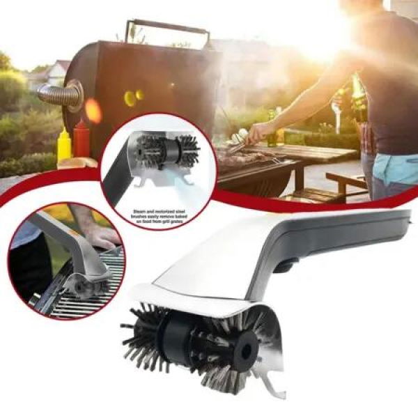 Electric Grill Brush with Water Reservoir,360 Rotating Electric Grill Stainless Brush Brush For Outdoor Grill