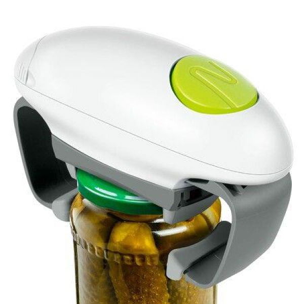 Electric Jar Opener High Torque Automatic Bottle Lid Opener for Weak Arthritic Hands Auto-Off Function Powerful Opener