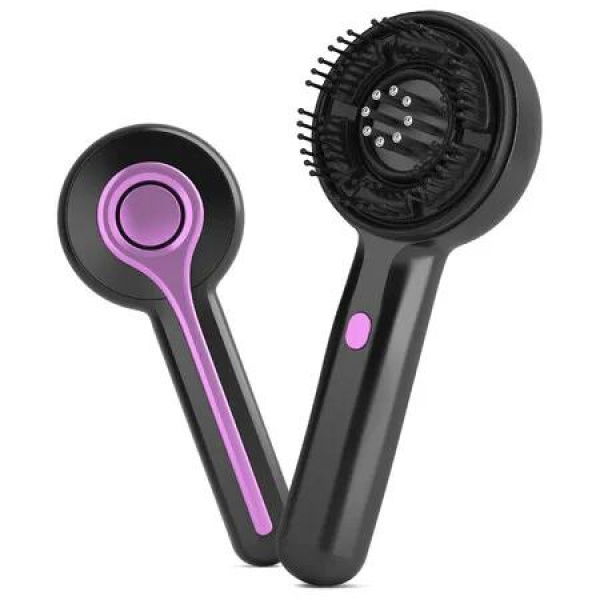 Electric Scalp Massage Brush,Portable 3-Mode Vibrating Head Massager,Handheld Kneading Hair Care Comb for Deep Relaxation Scalp Circulation