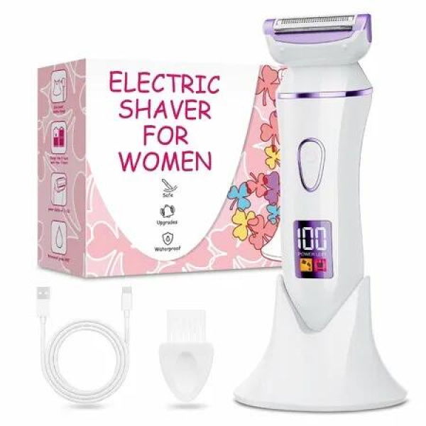 Electric Shaver for Women,Gifts for Women,Electric Razor for Womens,Rechargeable Wet Dry Lady Hair Remover,IPX7 Waterproof,Shaver for Legs