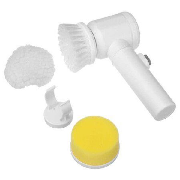 Electric Swivel Scrubber For Bathroom Floor And Mop With Multipurpose Surface And Rechargeable Wireless Cleaner