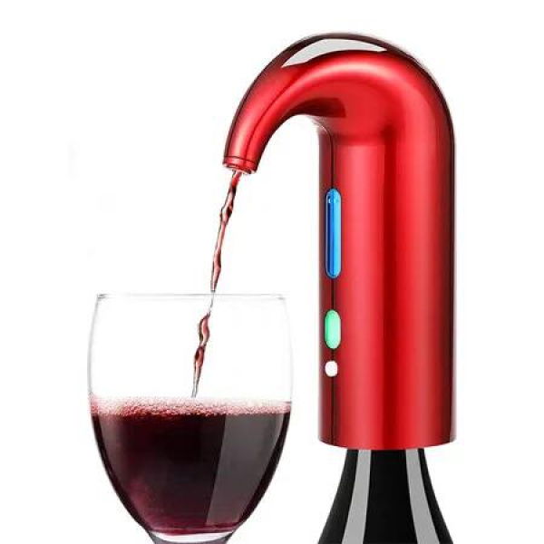 Electric Wine Aerator, Wine Dispenser, Aeration and Decanter Wine Pourer, Red White Wine Accessories Wine Gifts, Red