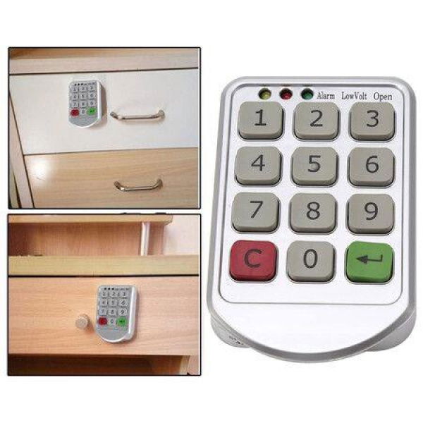 Electronic Cabinet Lock Set Intelligent Digit Keypad Password Locks For Wooden Cabinet Drawer