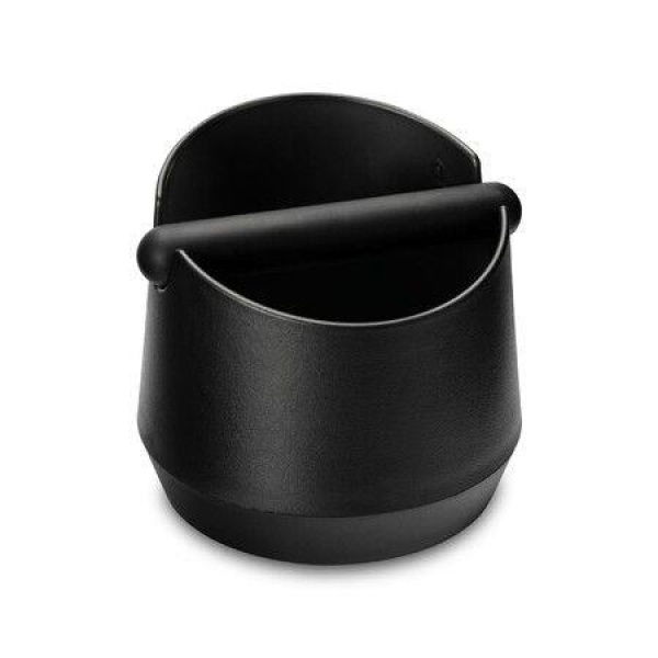 Espresso Knock Box 5.8 Inch Coffee Knock Box Espresso Shock-absorbent Espresso Grounds Knock Box With Removable Knock Bar And Non-Slip Base For Easy Coffee Ground Disposal (Round)