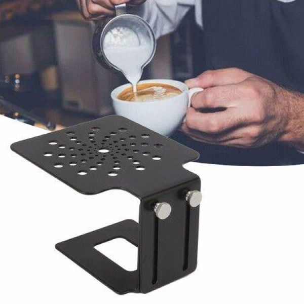 Espresso Machine Stainless Steel Electronic Scale Rack Waterproof Scale Rod Protection Rack Coffee Weighing Rack Stem (Black)