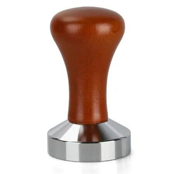 Espresso Tamper Barista Coffee Press Tool Stainless Steel Solid Wood Handle Premium 51mm Cafe Bar Home
