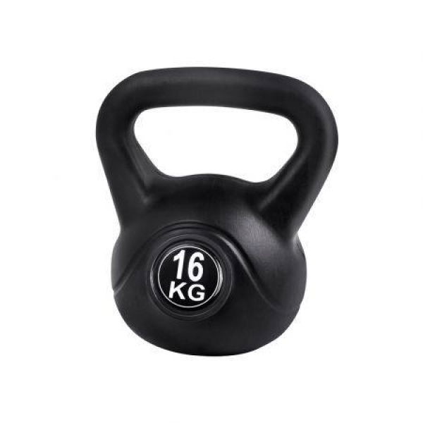 Everfit 16kg Kettlebell Set Weight Lifting Bench Dumbbells Kettle Bell Gym Home