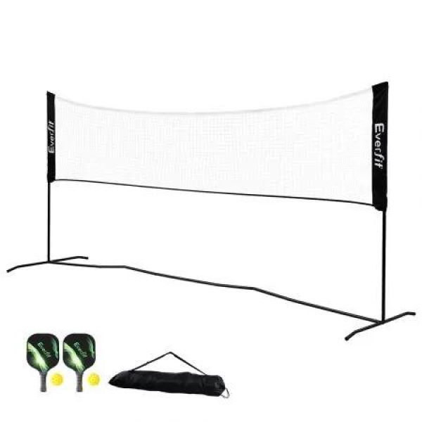 Everfit 3.6M Badminton Tennis Net Portable Volleyball Kit Adjustable Height