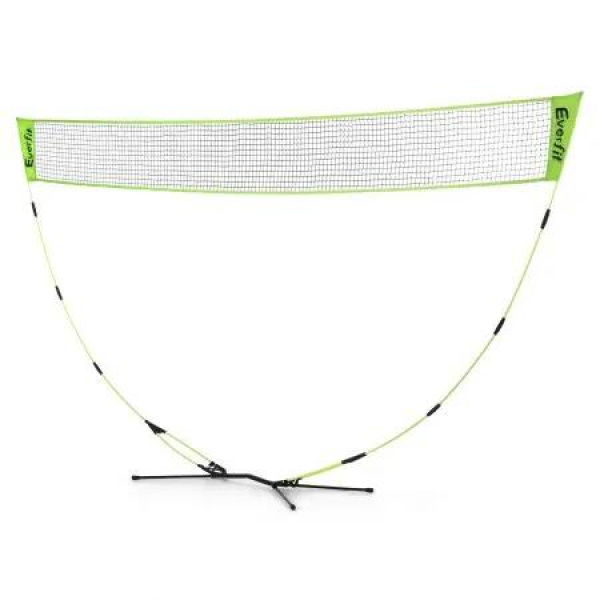 Everfit 3M Badminton Tennis Net Portable Volleyball Kit Yellow