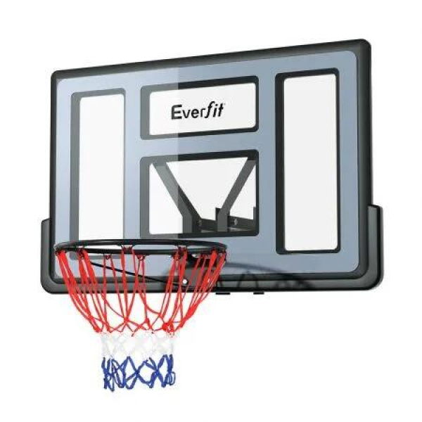 Everfit 45 Basketball Hoop Backboard Wall Mounted Ring Net Sports Pro System