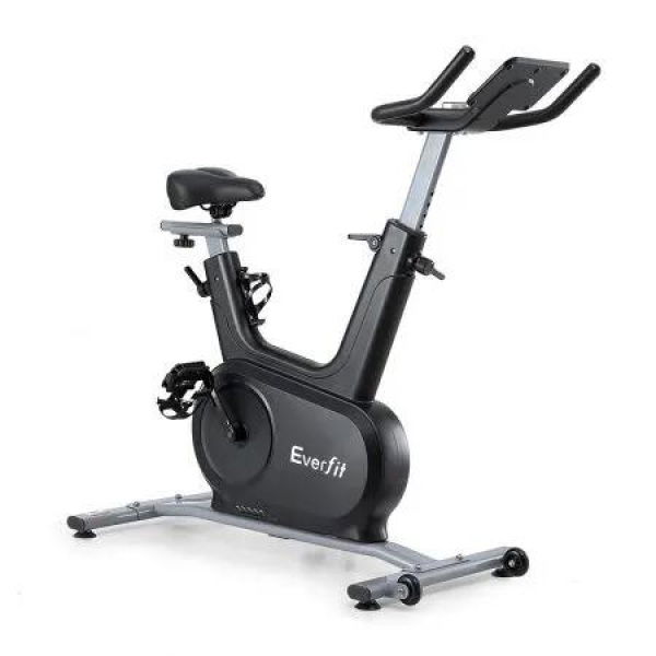 Everfit Exercise Bike Spin Bike Electromagnetic Smart Home Fitness 24-Level Resistance 120kg Bluetooth