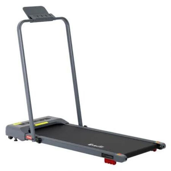 Everfit Treadmill Electric Walking Pad Incline Under Desk 380mm Grey