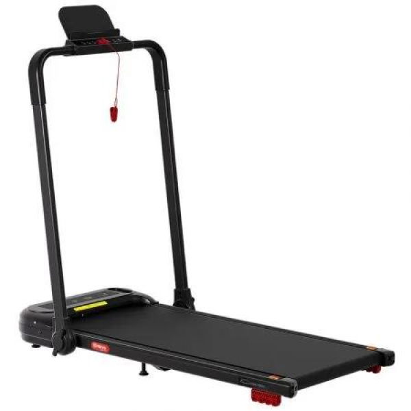 Everfit Treadmill Electric Walking Pad with Incline Foldable for Home Gym Black