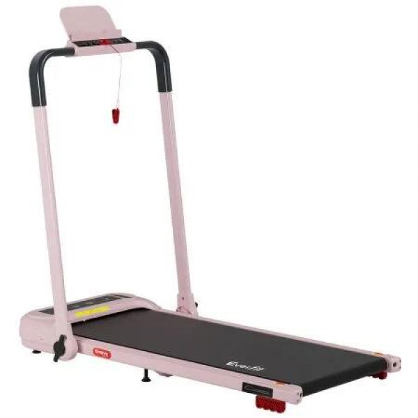 Everfit Treadmill Electric Walking Pad with Incline Foldable for Home Gym Pink
