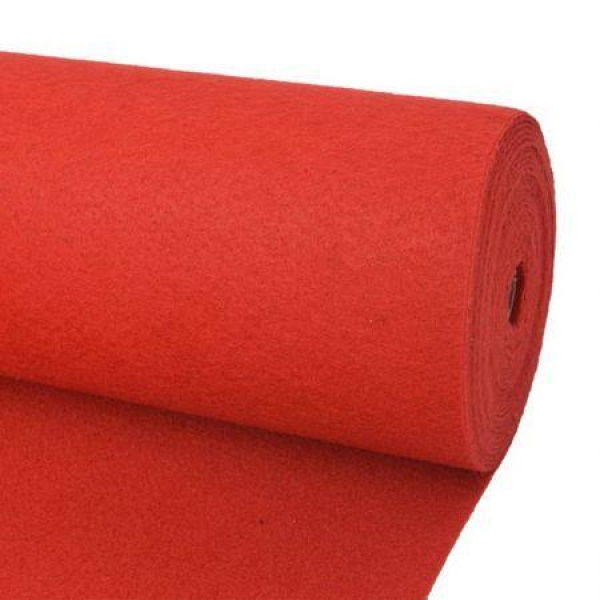 Exhibition Carpet Plain 1.2x12m Red