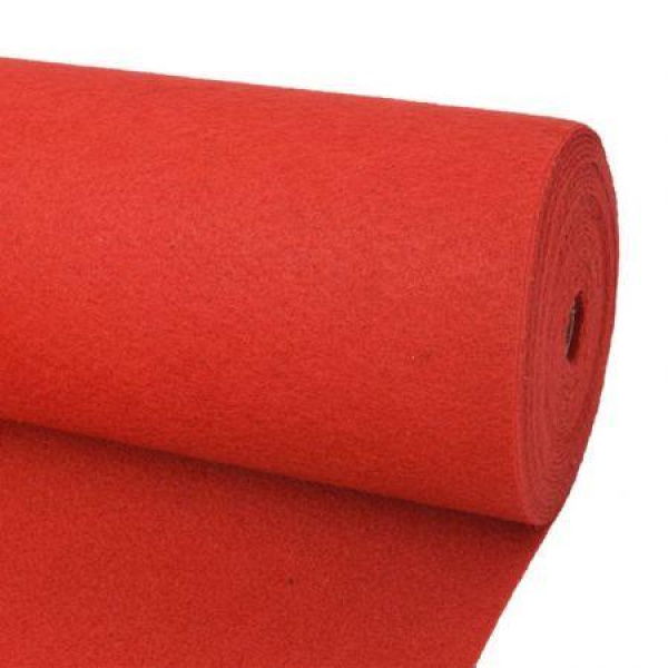 Exhibition Carpet Plain 1x12 M Red