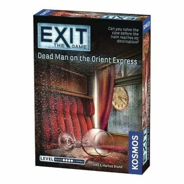 Exit:Dead Man on The Orient Express, The Game Family-Friendly, Card-Based at-Home Escape Room Experience for 1 to 4 Players, Ages 12+