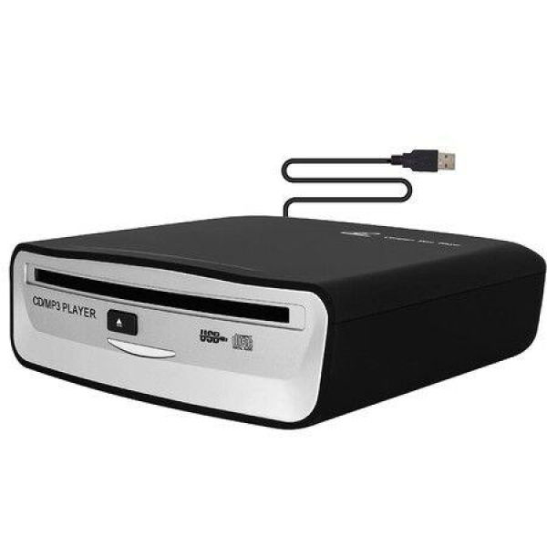 External Universal CD Player for Car,Portable CD Player,Plugs into Car USB Port,For Laptop,TV,Mac,Computer and Above Navigation