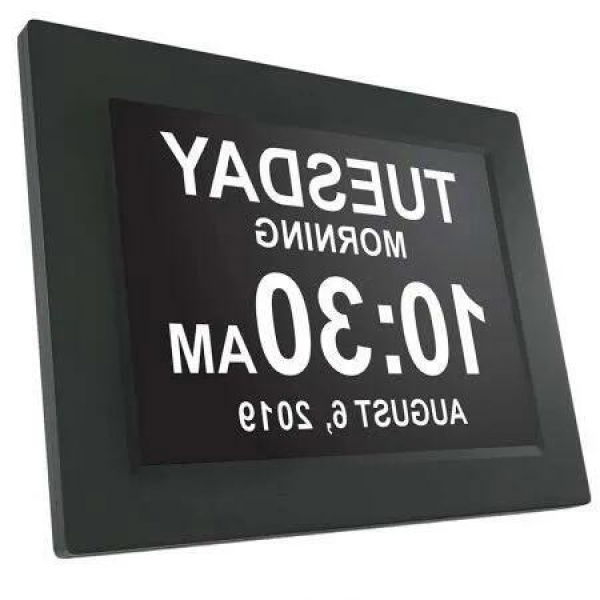 Extra Large Vision Digital Clock Display for Impaired Elderly People Large Readable Black