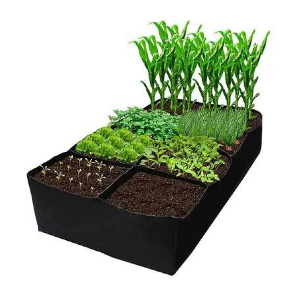 Fabric Raised Garden Bed: Grow Herbs, Flowers, and Vegetables Easily in Grow Bed Bags