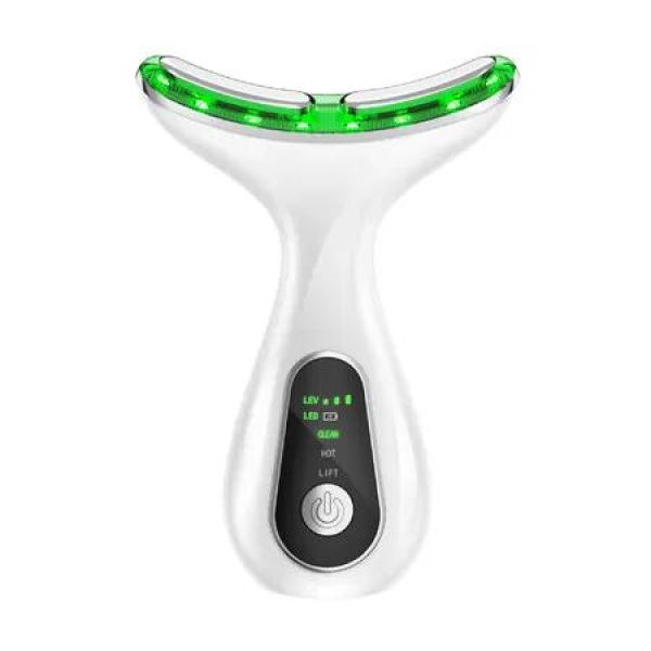 Face Massager Tool, Facial and Neck Massager Beauty 3 in 1 Triple Action Light and Vibration for Skin Care Face Sculpting Tool
