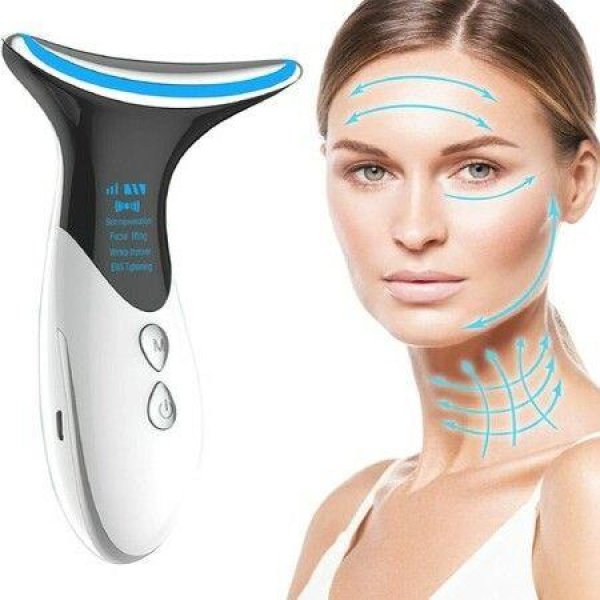 Face Neck Massager 4 In 1 Face Lift Device Double Chin Reducer Machine