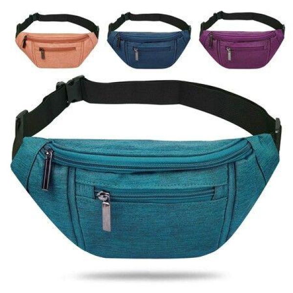 Fanny Pack For Men Women Crossbody Waist Bag Pack Belt Bag For Travel Walking Running Hiking Cycling Easy Carry Any Phone Wallet (Green)