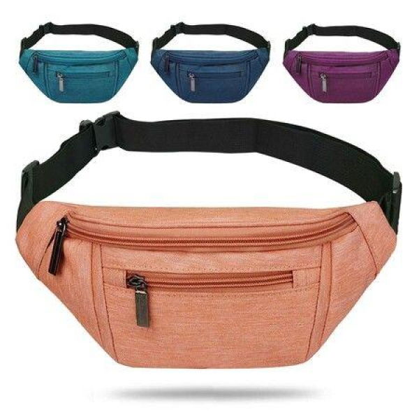 Fanny Pack For Men Women Crossbody Waist Bag Pack Belt Bag For Travel Walking Running Hiking Cycling Easy Carry Any Phone Wallet (Orange)