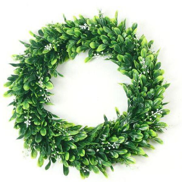 Faux Boxwood Wreath 15